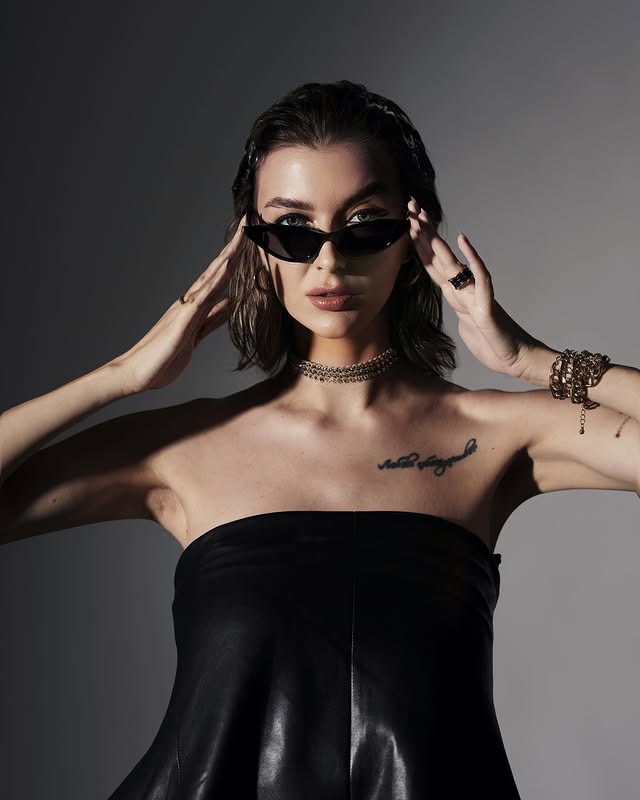 Editorial sunglasses portrait — Ninh Studio